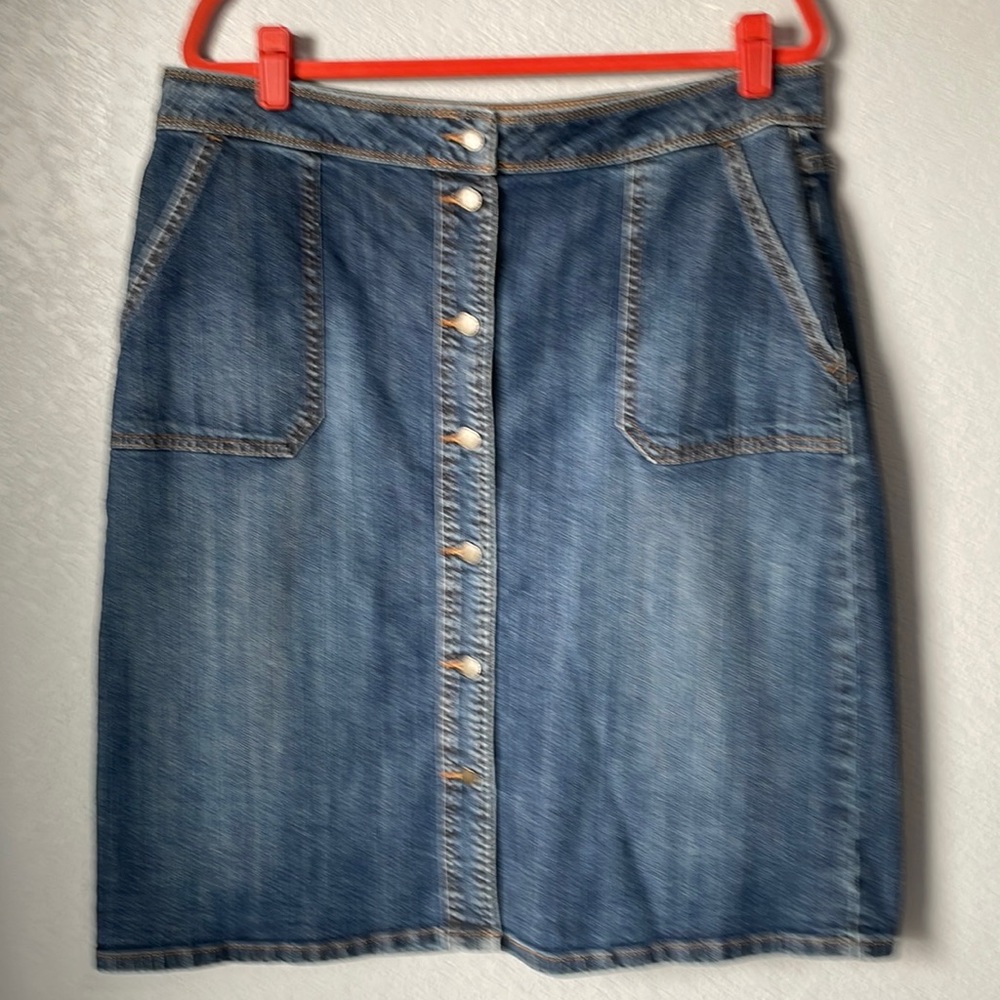 Liz Claiborne Jean Skirt Size 14